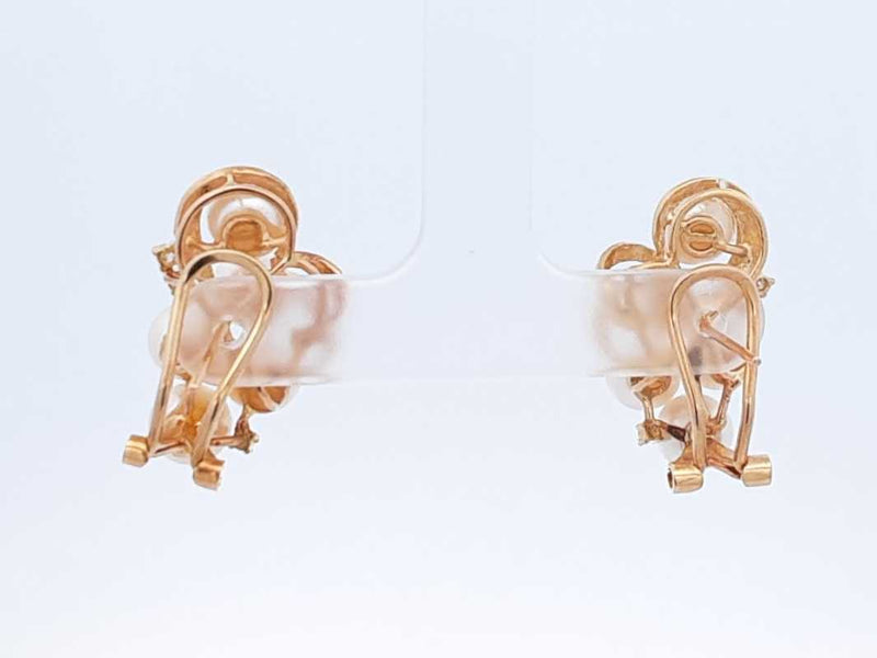 Pearl Earrings In 14k Yellow Gold  8.5 Grams Eb0724oxzdu