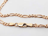 14k Yellow Gold Figaro Chain 9.6 Grams 24 Inch Eb0924osxsa