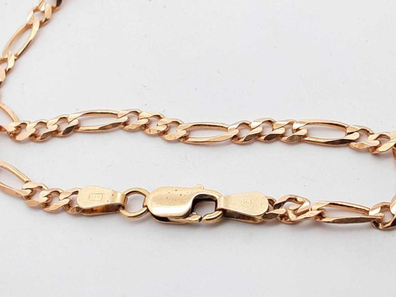 14k Yellow Gold Figaro Chain 9.6 Grams 24 Inch Eb0924osxsa