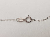 White Blue Diamonds 18k White Gold 1.8g Sea Turtle Necklace 17 In Do0825erde