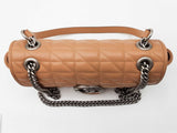 Gucci Marmont Small Shoulder Bag In Beige Matelassè Aria Calfskin  Fw0326exzdu