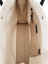 Yves Saint Laurent Rive Gauche Linen Canvas Tote Bag Eb0526eixsa