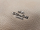Coach Turnlock Chain Tote In Grey Pebbled Leather Fw0925rzdu