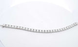 14k White Gold Lab Grown Diamond Tennis Bracelet 7 Inch, 24g Hslxrxzsa