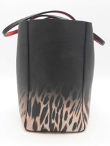 Christian Louboutin Cabata Black Leopard Ombre Leather Tote Bag Eb1125crxde