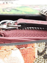 Gucci Dionysus Gg Blooms Supreme Monogram Canvas Wallet With Chain Eb0826pxzsa