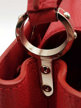 Louis Vuitton Capucines Rubis Red Leather Handbag Do0824lexzde