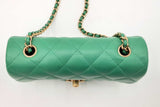 Chanel Mini Matelasse Chain Green Shoulder Bag Sd0625lizxdu