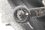 Salvatore Ferragamo Silver Metallic Ortensia Mary Jane Pumps Size 6b Eb0626lxzsa