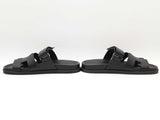 Hermes Chypre Black Sandals Size 10 Sd0926rzxde