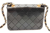 Chanel Mini Quilted Black Leather Crossbody Bag Eb0526lorxde