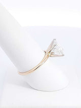 2.75 Ctw Lab-grown Diamond & 14k Gold Solitaire Ring 2.6 Gram Size 8 Fw0226rzxdu