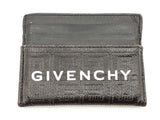 Givenchy 4g Coated Canvas Black Card Holder Sd0325lzxde