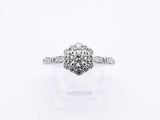 0.55 Cttw Diamond & 95% Platinum Flower Setting Ring 5 Grams Size 7 Fw1124wrxdu
