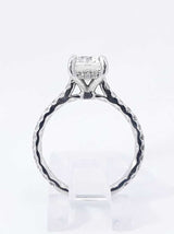 A. Jaffe 2.02 Cttw Diamond & 14k White Gold Ring 3.2 Grams Size 5.75 Fwworxdu