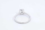 1.52ctw Lab Grown Round Diamond Ring 14k White Gold 3 Grams Size 8 Eb1124lrxzdu