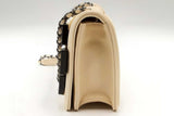 Chanel Cream Lambskin Quilted Seamless Greek Boy Brick Shoulder Bag Eb1024llxzsa