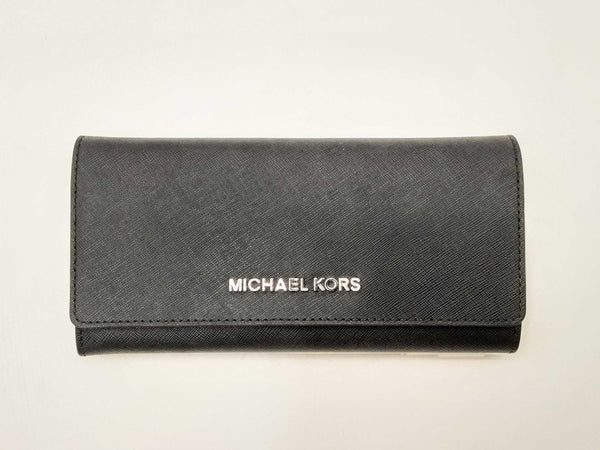 Michael Kors Jet Set Travel Crossgrain Leather Tri-fold Wallet Fw1224wxsa