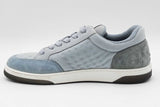 Chanel Light Blue Suede & Fabric Logo Sneakers Size 39.5 Eb1225lrxdu