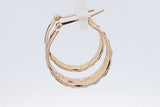 14k Yellow Gold Filigree Hoop Earrings 5.7 Grams Eb0426osxde