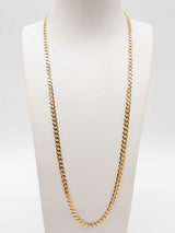 14k Yellow Gold 15.0g Concave Curb Chain 24 In Do0625iexde