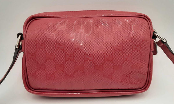 Gucci 201447 Gg Pink Red Imprime Crossbody Bag Dooxzsa 144010032387