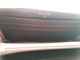 Chanel Caviar Zip Around Wallet Black Aa0826wrzsa