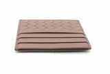Bottega Venetta Intreciatto Leather Card Case Wallet Eb1026crsa