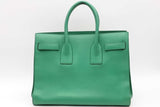 Yves Saint Laurent Green Leather Sac De Jour Tote Bag Eb0626rxzsa