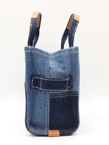 Marc Jacobs The Small Tote Bag In Patchwork Denim Fw0826rxdu