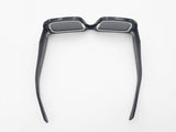 Prada Pr 06ys Symbole Rectangular Sunglasses In Black Sd0925izsa