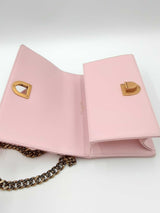 Christian Dior Pink Leather Studded Diorama Crossbody Bag Eb0524ixzdu