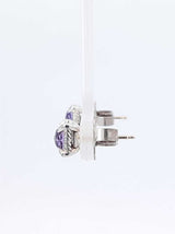David Yurman Petite Chatelaine 925 & Amethyst Stud Earrings 2.2 Gram Fw0426oordu