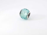 Pandora "Petite Facets" Synthetic Green Quartz Charm In Silver 2.1g Fw0926rdu