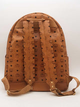 Mcm Stark Monogram Large Beige Backpack Aa0725orzsa