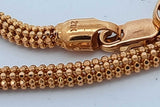 21k Yellow Gold Mesh Chain Necklace 14.5 Grams 16 Inch Eb0926ooxzde