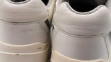 Prada White Leather & Mesh Sneakers Size 39 Eb1225lrxdu