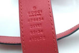 Gucci Gg Marmont Quilted Chevron Red Leather Belt Bag Size 85/34 Eb0926wxzsa