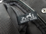 Hermes Herline Gray Toile Canvas Backpack Do0526orxde