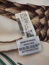 Hermès Index Palmarum 90cm Scarf In Multicolor Silk Twill Fw1026lxzdu
