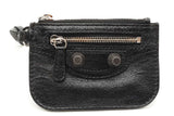 Balenciaga Le Cagole Black Leather Coin Purse Eb1225wxzde