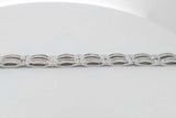 2.4cttw Diamond Bracelet In 10k White Gold 25.1 Grams 7.75 Inch Eb1026lxxzsa