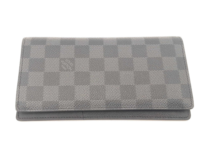Louis Vuitton Damier Graphite Portefeuille Brazza Wallet Sd1025ocrsa