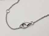 0.40 Cttw Diamonds 14k White Gold 2.9g Pendant Chain 18 In Do0525lixde