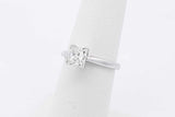 0.70ctw Princes Cut Diamond Ring 14k White Gold 2.3 Grams Size 5.25 Eb1025wwxsa
