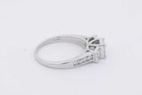1.04cttw Diamond Ring In 10k White Gold 4.2 Grams Size 9.5 Eb0425oexsa