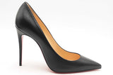 Christian Louboutin Black Leather Heels Size 36.5 Eb0924lxzsa