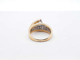 1.0 Cttw Diamond & 14k Yellow Gold Ring 4.5 Grams Size 4.25 Fw1224rxzdu