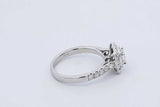 0.51cttw Diamond Ring In 14k White Gold 4.1 Grams Size 7 Eb0626wcrdu