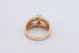 1.7cttw Diamond Ring In 14k Yellow Gold 8.9 Grams Size 8 Eb0626sxzsa